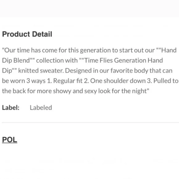 POL Relaxed fit marbled boyfriend sweater - Picture 3 of 10